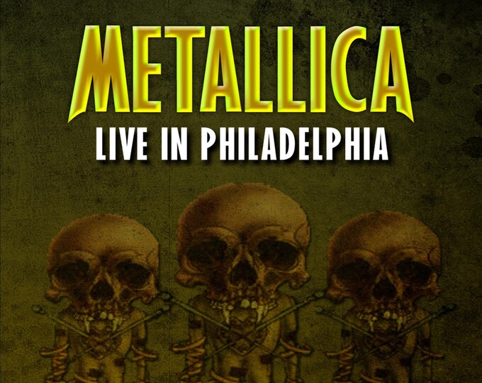 Metallica " Live Philadelphia 1997 " dvd