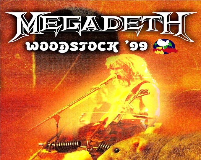 Megadeth " Live Woodstock 1999 " dvd