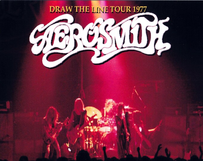 Aerosmith " Live Draw The Line Tour '77 in Houston " second night dvd/ Only for Collectors Quality 8.25/10