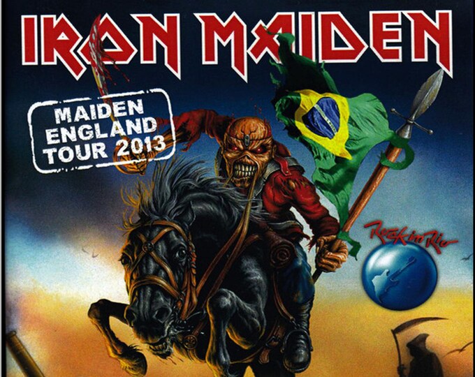 Iron Maiden " Rock in Rio 5 Maiden England Tour 2013 " dvd