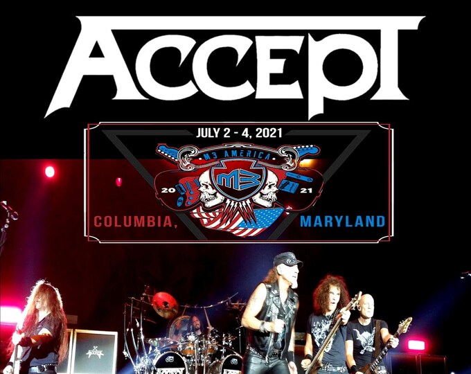 Accept " Live M3 Rock Festival 2021 " dvd