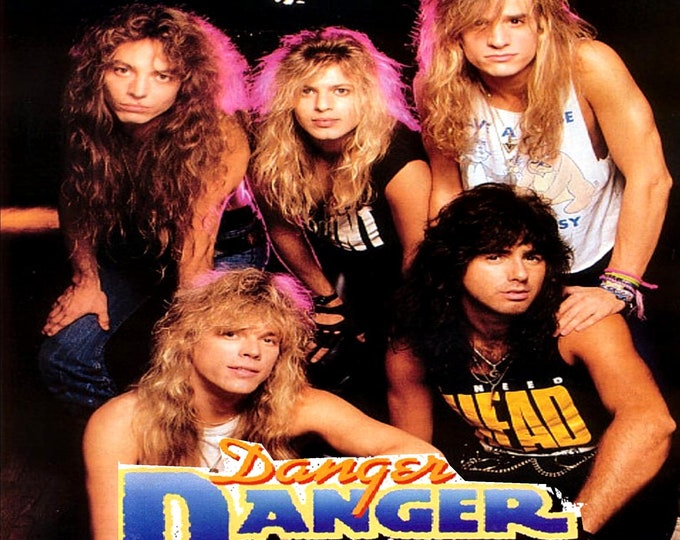 Danger Danger " Live Citta 1990 " dvd/Only For Collectors Quality 8.5/10