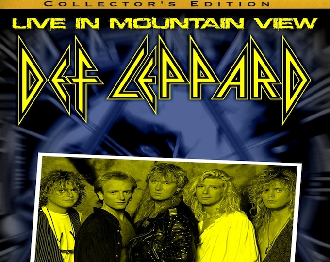 Def Leppard " Live Mountain View 1988 " dvd/Only For Collectors Quality 7.5/10