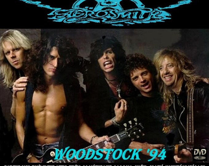 Aerosmith " WOODSTOCK '94 " 2 dvds