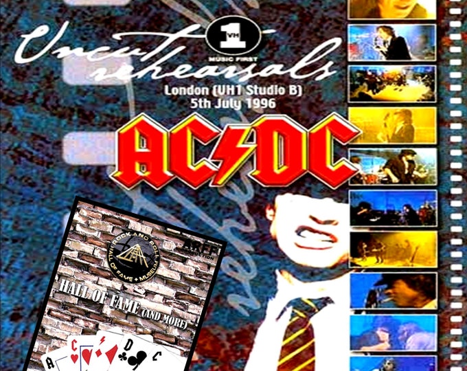 AC/DC "  VH1 UNCUT Live 1996 + Hall of Fame Induction '03 " 2 dvds