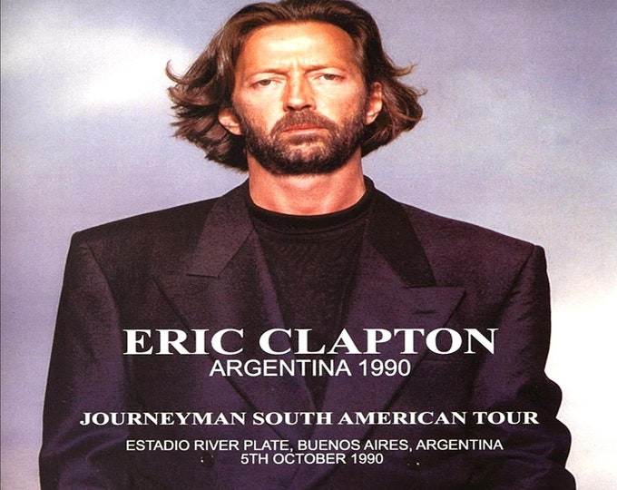 Eric Clapton " Live in Argentina 1990 " dvd