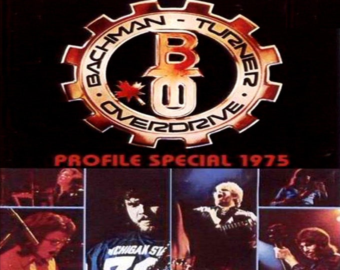 Bachman Turner Overdrive " PROFILE SPECIAL 1975 " dvd/ Only For Collectors Quality 8.75/10