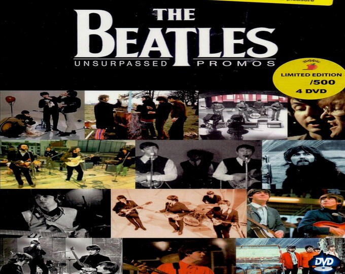 The Beatles " UNSURPASSED PROMOS " The Studio & Tour Years/ 4 dvds