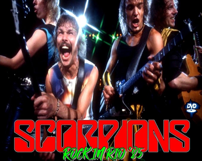 Scorpions " Live Rock in Rio 1985 " dvd/Only For Collectors Quality 7.5/10