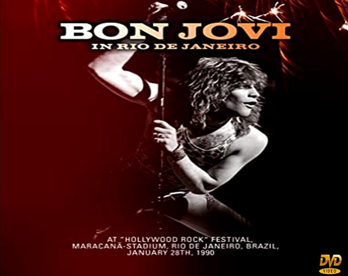 Bon Jovi " Live Hollywood Rock Fest in Rio 1990 " dvd/ Only For Collectors Quality 8.5/10