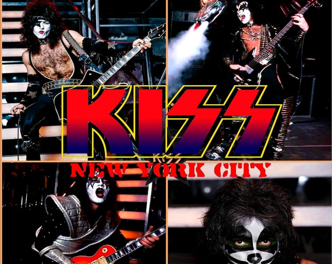 Kiss " Live New York 1977 " dvd/Only For Collectors Quality 8/10