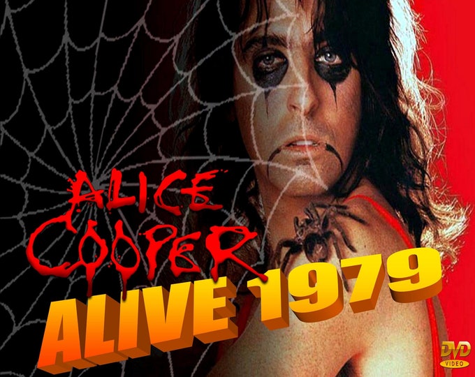 Alice Cooper " ALIVE 1979 " dvd/ Only For Collectors Quality 8.5/10