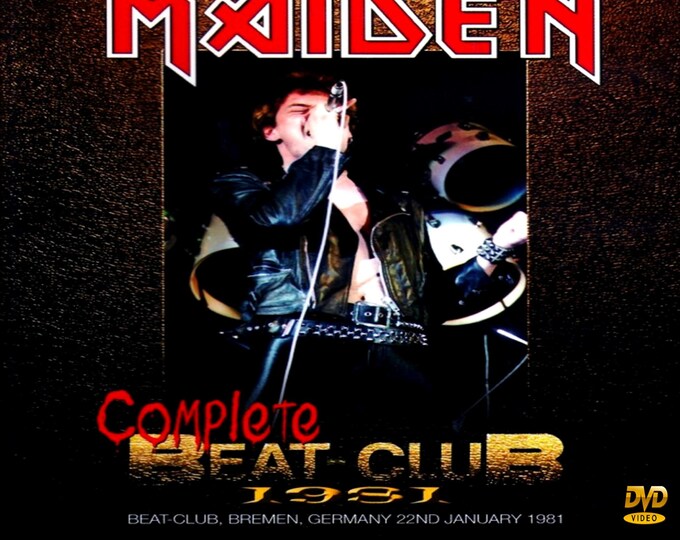 Iron Maiden " The Complete & Uncut Beat Club 1981 " dvd