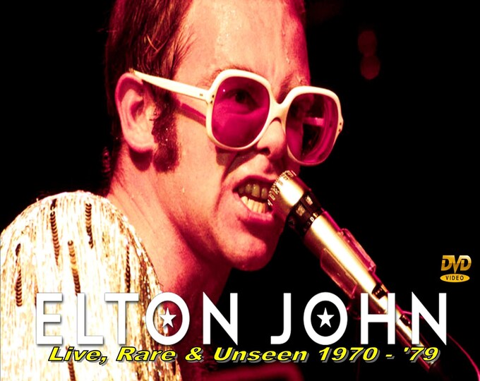 Elton John " Live, Rare & Unseen 1970 - 1979 " 3 dvds