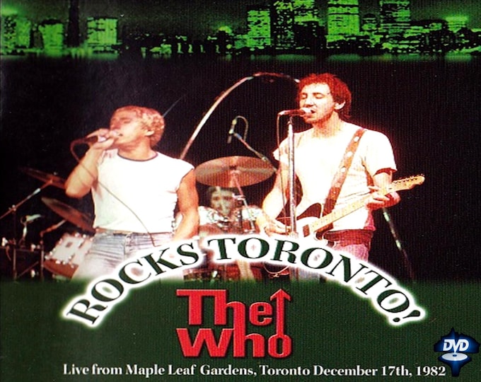 The Who " ROCKS TORONTO 1982 " dvd