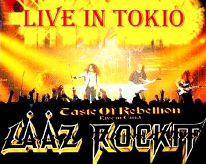 Laaz Rockit " Live Taste of Rebelion 1992 " dvd