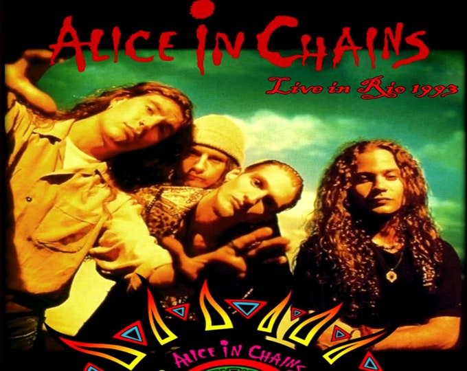 Alice In Chains " LIVE ROCK in RIO '93 " dvd/ Only For Collectors Quality 8.25/10