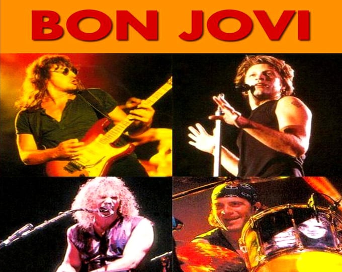 Bon Jovi " LIVE QUITO 1995 " 2 dvds/ Only For Collectors Quality 8/10