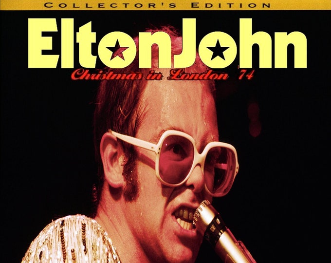 Elton John " Christmas in London 1974 " dvd/Only For Collectors Quality 8.75/10