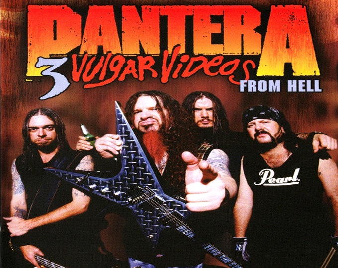 Pantera " 3 Vulgar Videos from Hell " 2 dvds