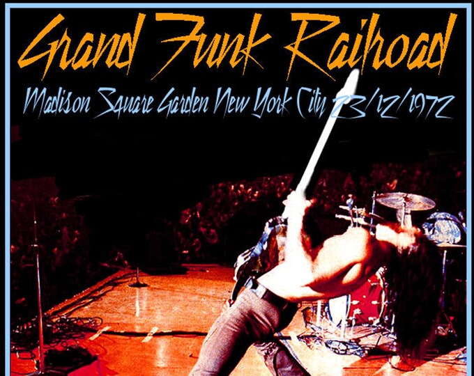 Grand Funk Railroad " Live New York 1972 " dvd/Only For Collectors Quality 8/10