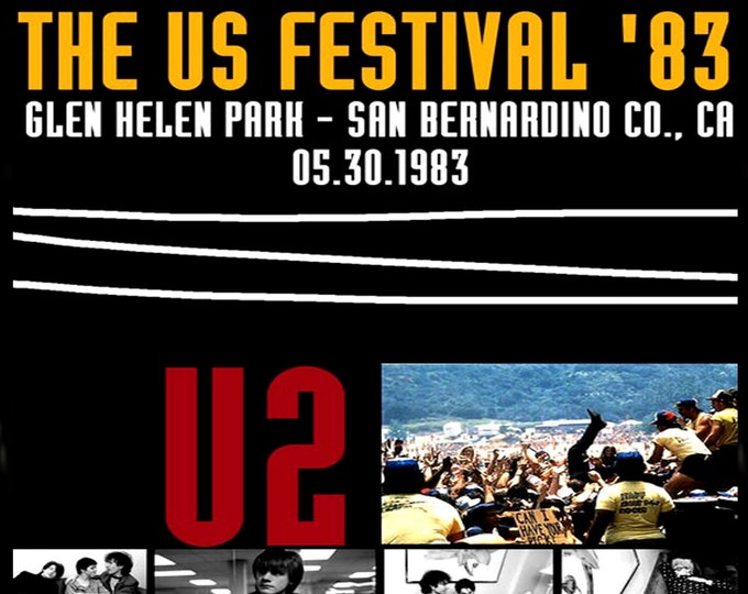 U2 " Live US Festival 1983 " dvd