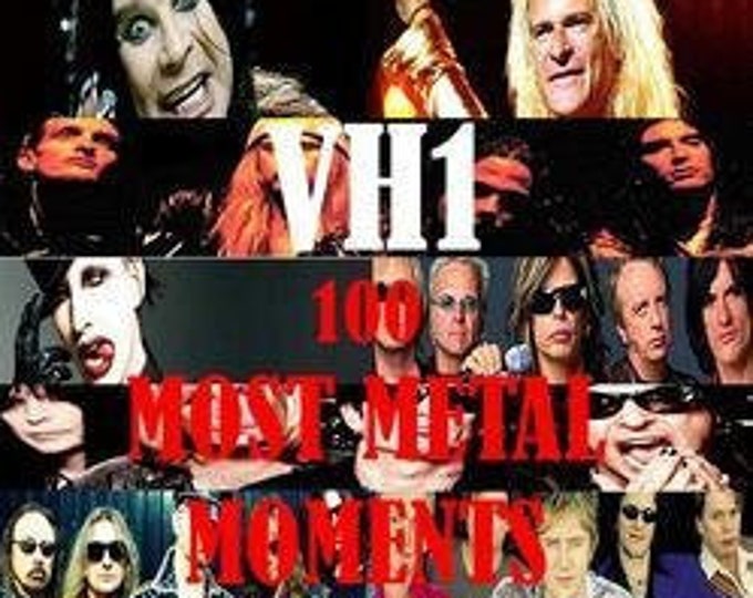 VH1 " 100 MOST METAL MOMENTS " 2 dvds