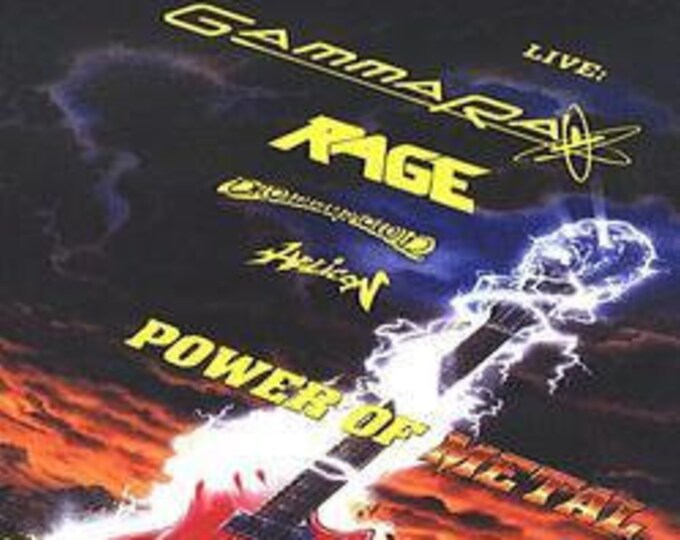 POWER OF METAL " Gamma Ray/Rage/Conception/Helicon " dvd