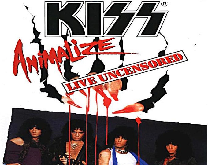 Kiss " ANIMALIZE - LIVE UNCENSORED " Definitive Version dvd