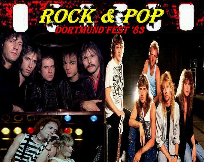 Dortmund Rock & Pop Fest 1983 " Scorpions/Def Leppard/Quiet Riot " dvd