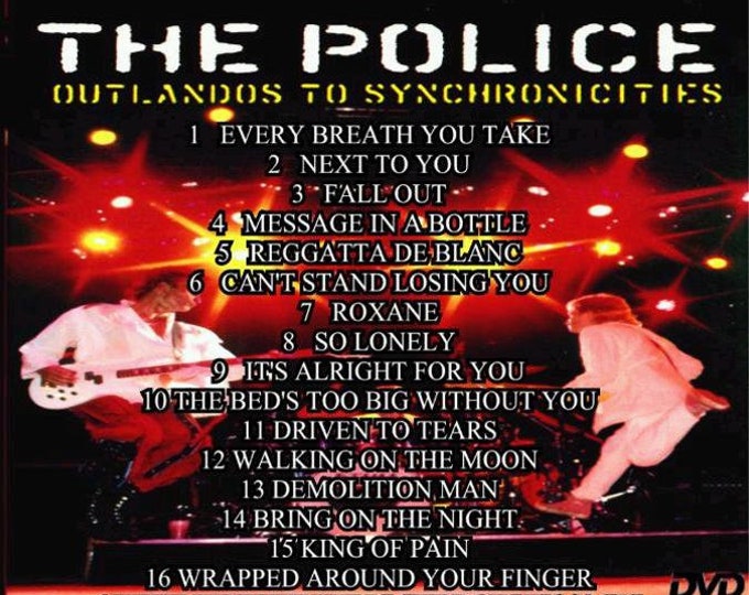 The Police " OUTLANDOS TO SYNCHRONICITIES " dvd