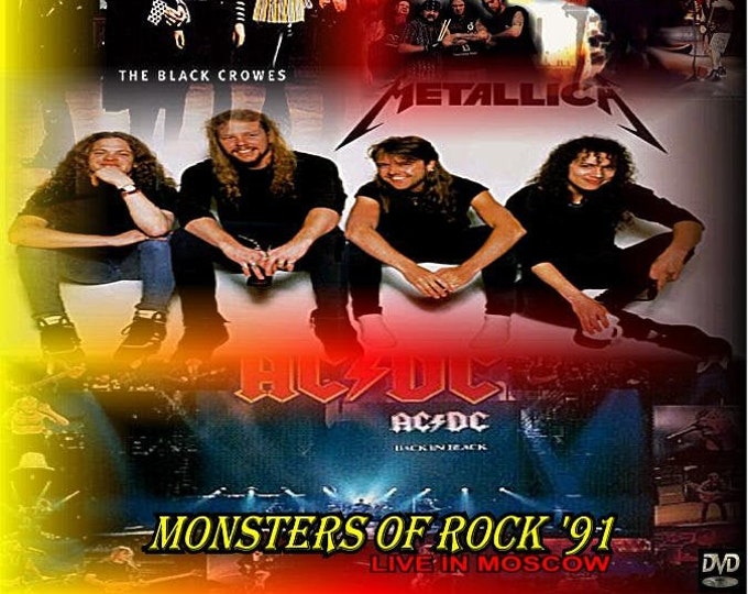 MONSTERS of ROCK 1991 " Metallica/Pantera/ac/dc " dvd