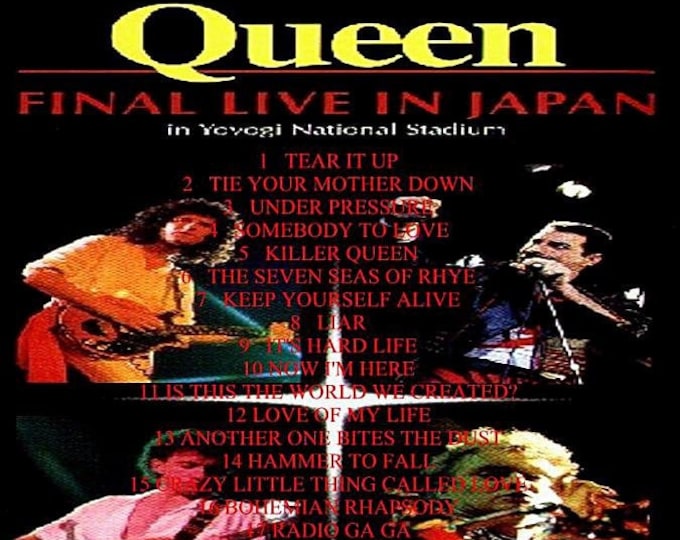 Queen " FINAL LIVE in JAPAN 1985 " dvd