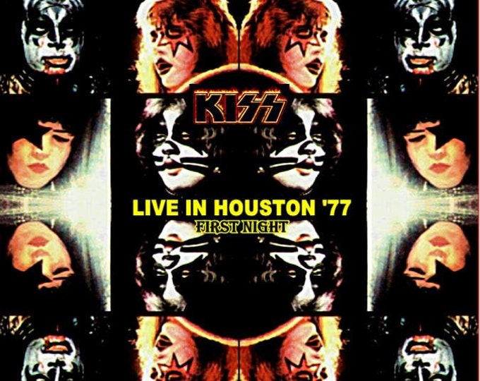 KISS " LIVE in HOUSTON '77 " first night dvd