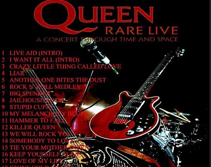 Queen " RARE LIVE 1974 - '86 " dvd