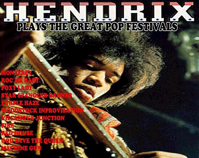 Jimi Hendrix " Plays The Great Pop Festivals " dvd