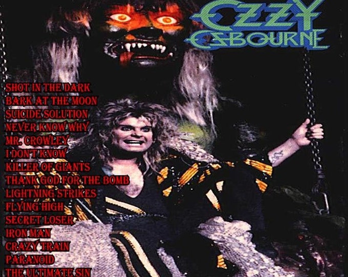 Ozzy Osbourne " THE ULTIMATE OZZY '86 " dvd