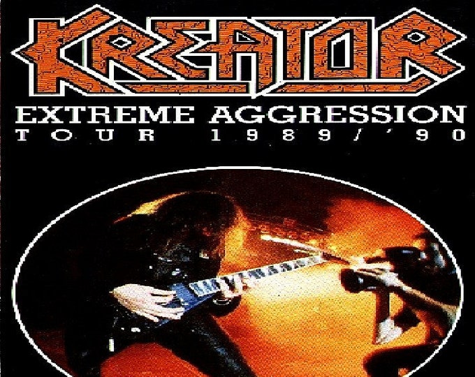 Kreator " EXTREME AGGRESSION TOUR 1990 " dvd