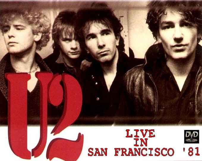 U2 " LIVE in SAN FRANCISCO '81 " dvd