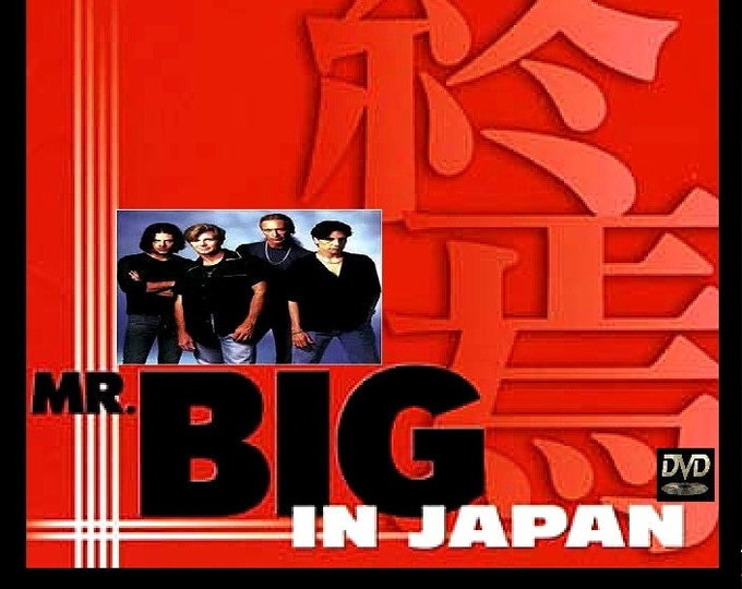 Mr Big " Live Osaka Japan 1999 " dvd