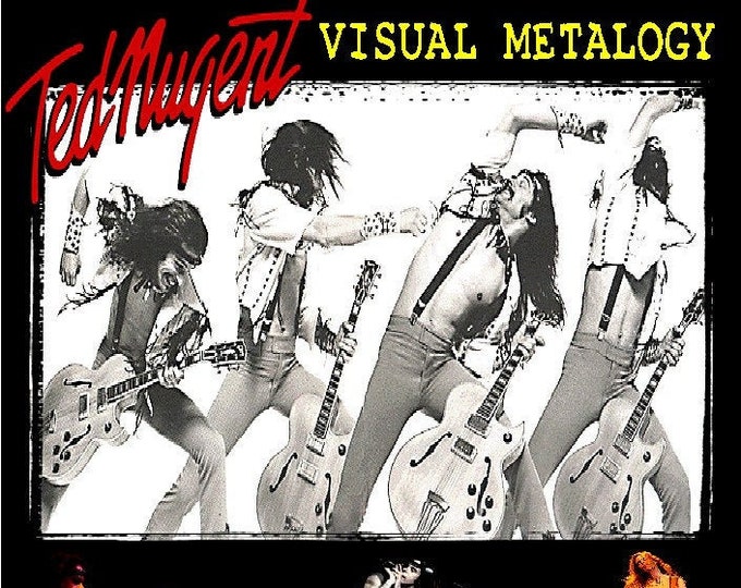 Ted Nugent " VISUAL METALOGY 1968 - '87 " dvd