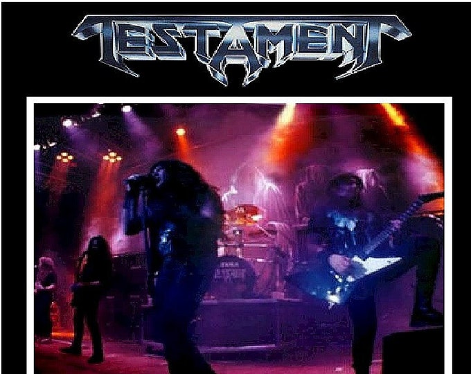Testament " Live Archive 1987 - 1992 " 2 dvds/Only For Collectors Quality 8/10