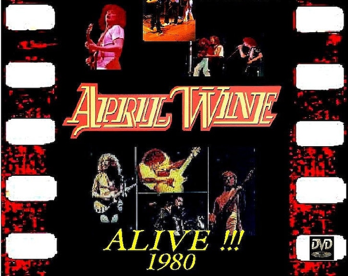 April Wine " ALIVE IN ENGLAND 1980 " dvd/ Only For Collectors Quality 8.25/10