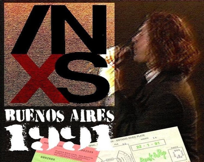 INXS " Live in Argentina 1991 " dvd/Only For Collectors Quality 8/10