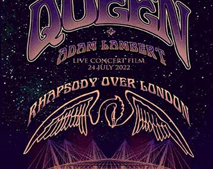 Queen + Adam Lambert " Rhapsody Over London - Live at The O2 Arena 2022 " dvd