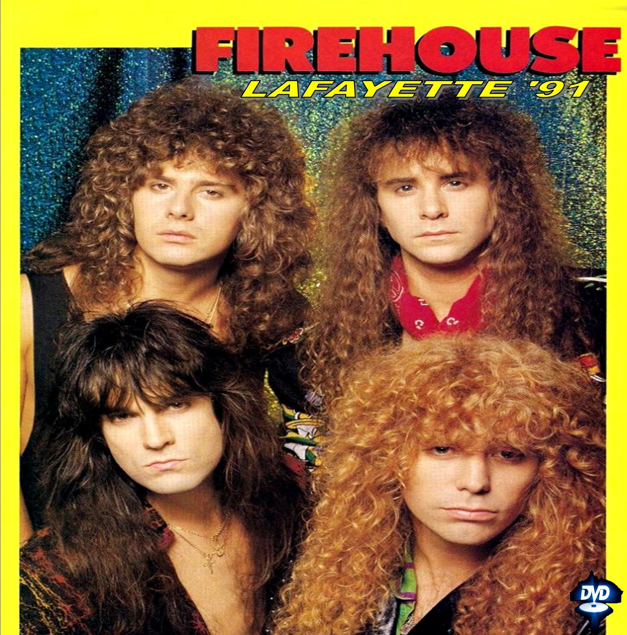Firehouse Live Lafayette 1991 dvd/Only For Collectors Quality 8.5/10