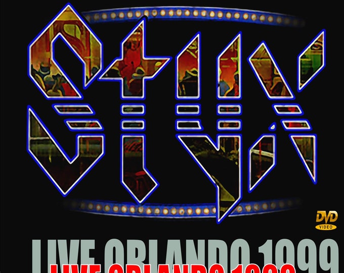 Styx " Live Orlando FL 1999 " dvd/Only For Collectors Quality 8/10