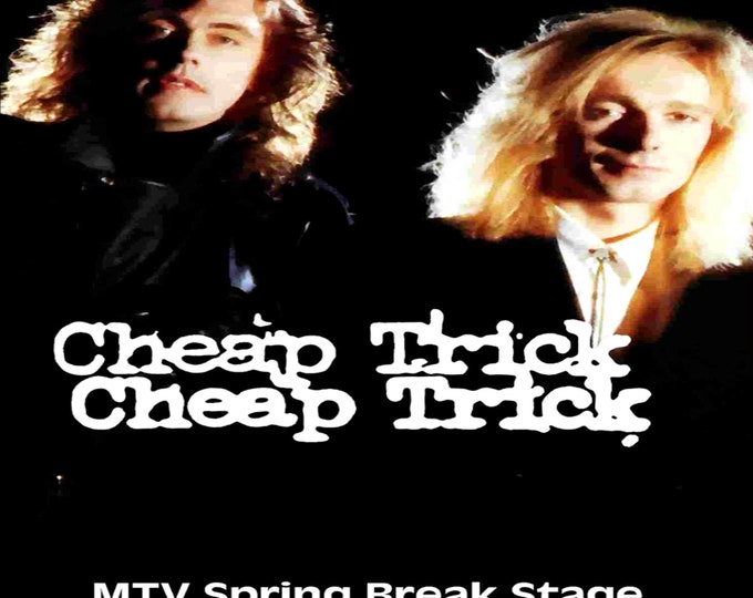 Cheap Trick " MTV Spring Brake 1989 " dvd/Only For Collectors Quality 8/10