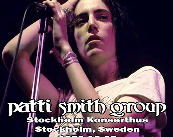 Patti Smith " Live Stockholm 1977 " dvd