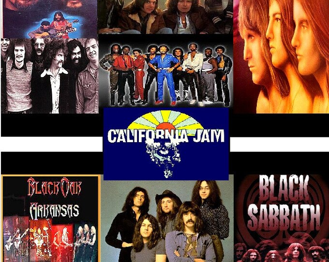 California Jam 1 & 2 " Live Concerts 1974 - 1978 " 2 dvds